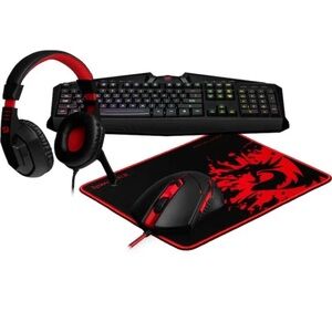 Redragon S101-BA-2 Gaming Keyboard, Mouse, Mousepad and Headset Set